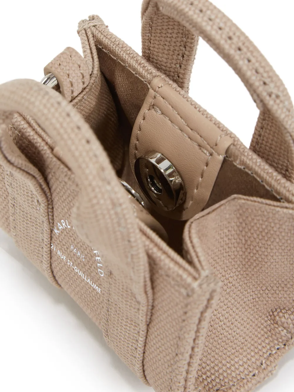 Karl Lagerfeld Rue St-Guillaume sleutelhanger Beige