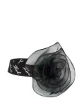 Karl Lagerfeld Karl Studio flower choker - Black