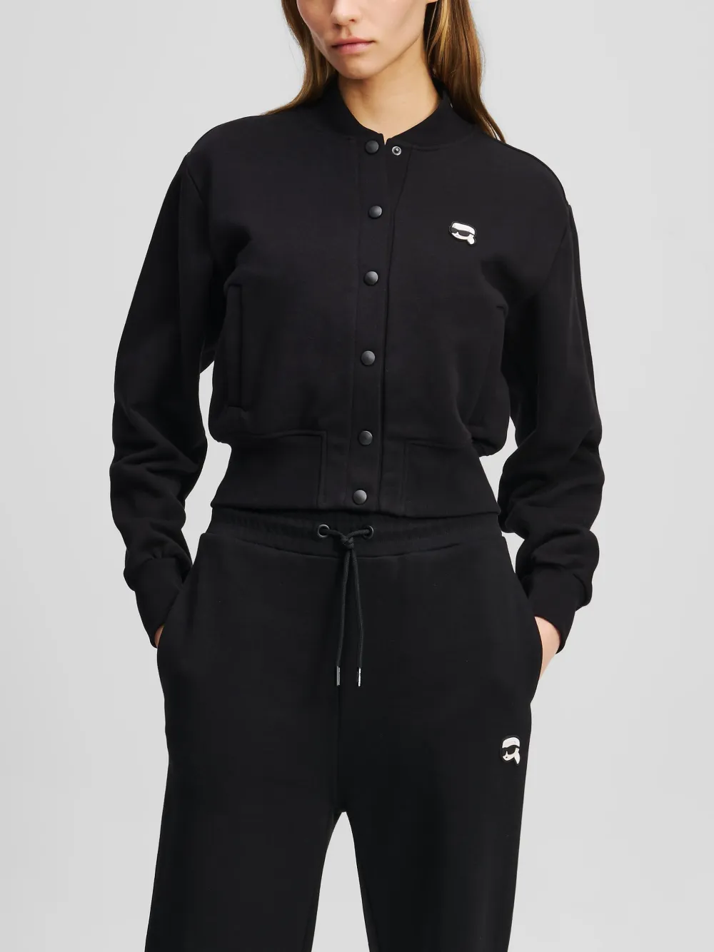 Karl Lagerfeld Ikon bomberjack Zwart