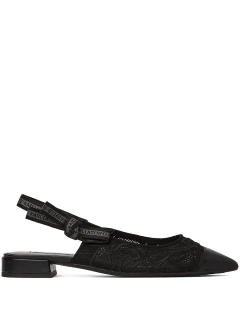 Karl Lagerfeld Kerrie slingbacks 