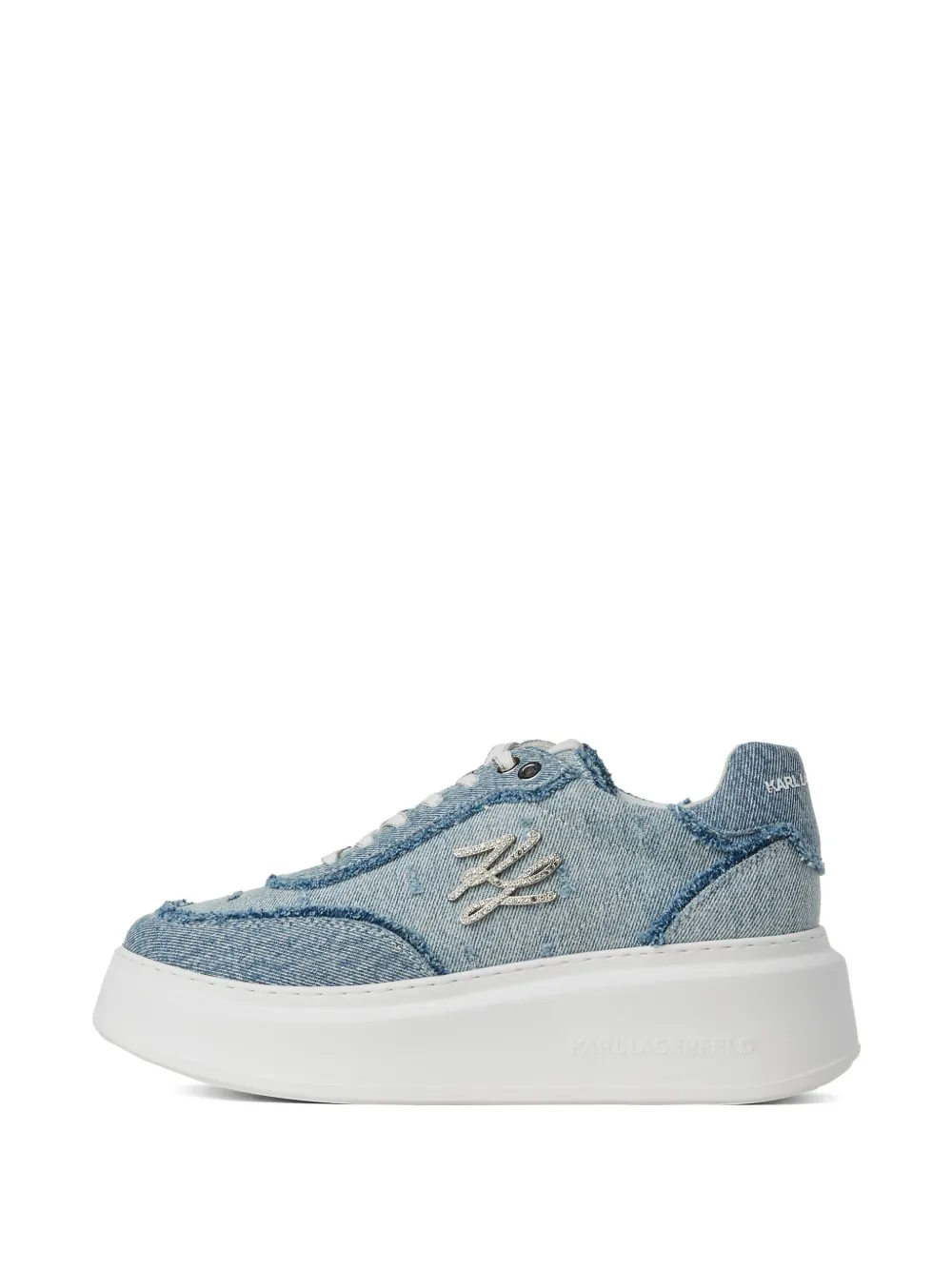Karl Lagerfeld Anakapri Autograph sneakers Blauw