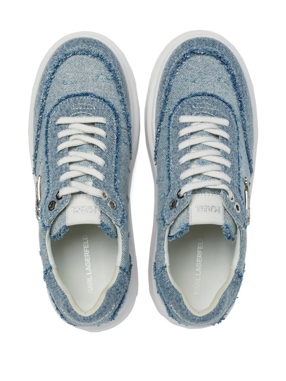 Karl Lagerfeld Anakapri Autograph sneakers Blauw