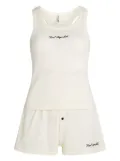 Karl Lagerfeld Hotel Karl sheer pajama set - White