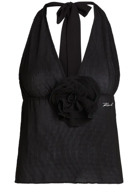 Karl Lagerfeld DNA flower top