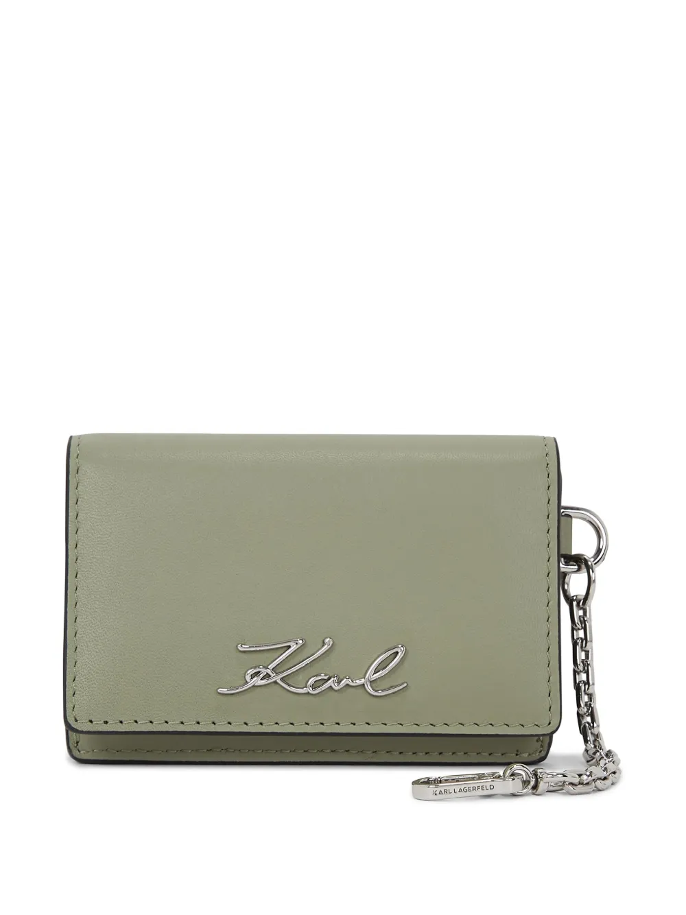 Karl Lagerfeld K/Signature 財布 - グリーン Karl Lagerfeld K/Signature 財布 - グリーン