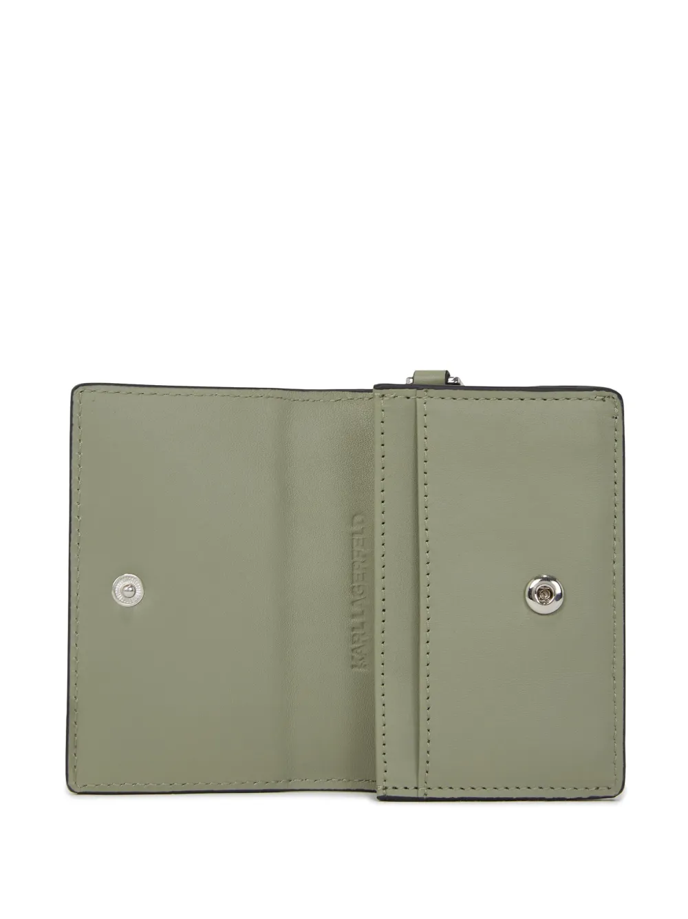 Karl Lagerfeld K Signature portemonnee met rits Groen