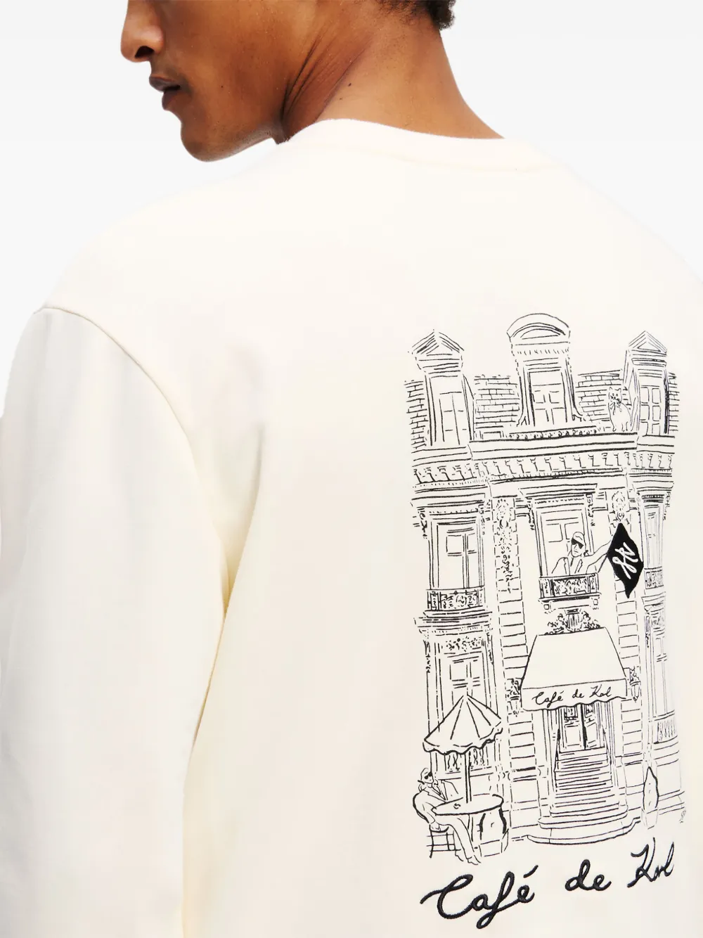 Karl Lagerfeld x Jorge Parra sweater Beige