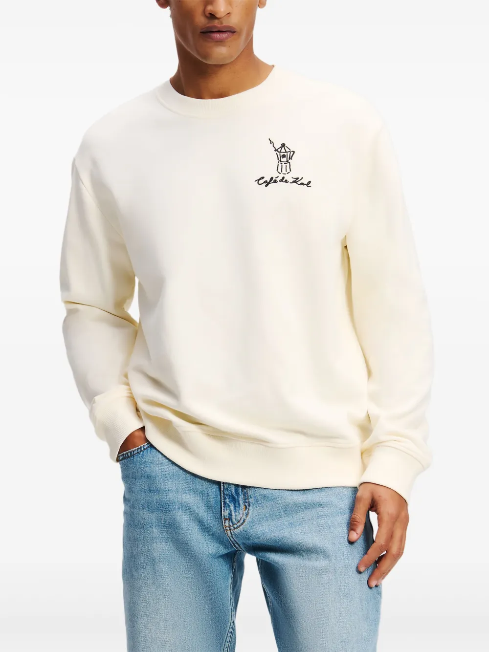 Karl Lagerfeld x Jorge Parra sweater Beige