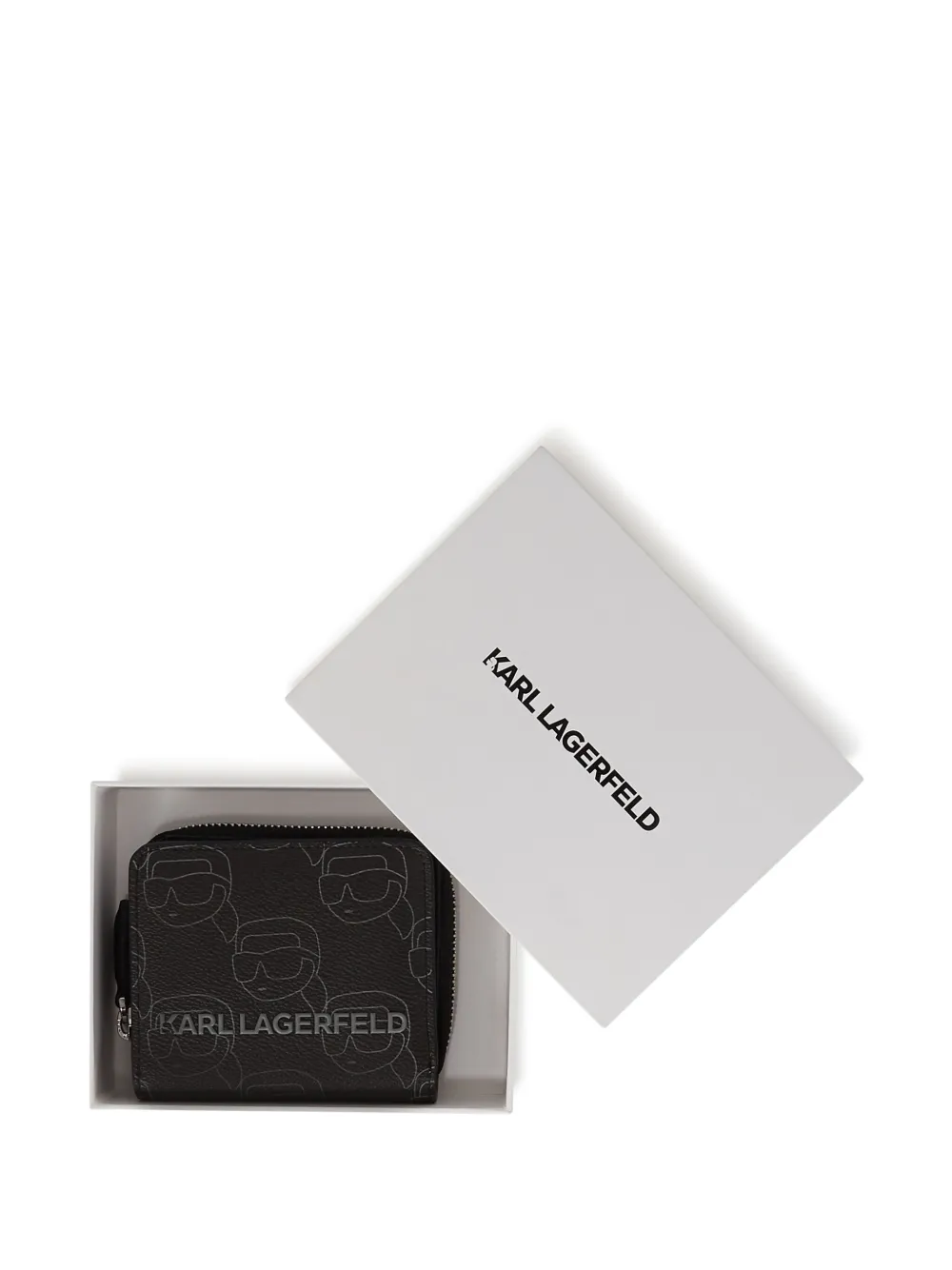 Karl Lagerfeld Ikon portemonnee Zwart