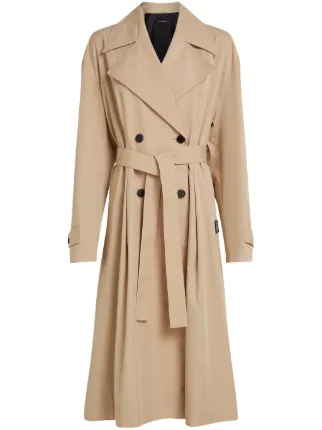Karl Lagerfeld cotton-blend Trench Coat | Neutrals | FARFETCH RO