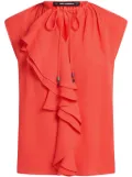 Karl Lagerfeld ruffled blouse - Red