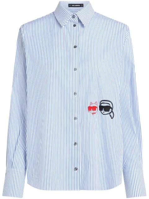 Karl Lagerfeld Ikon duo print shirt