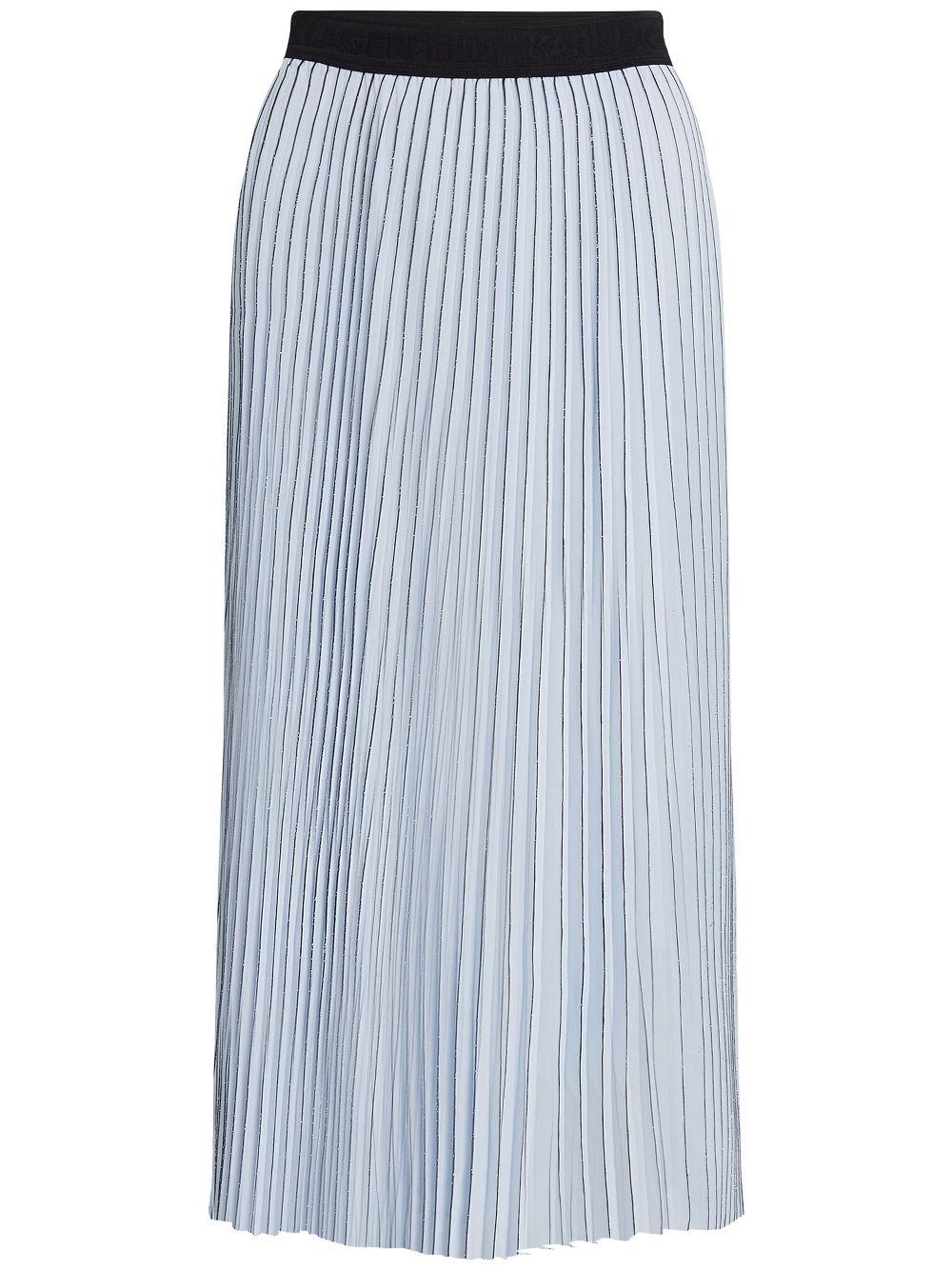 pleated midi skirt