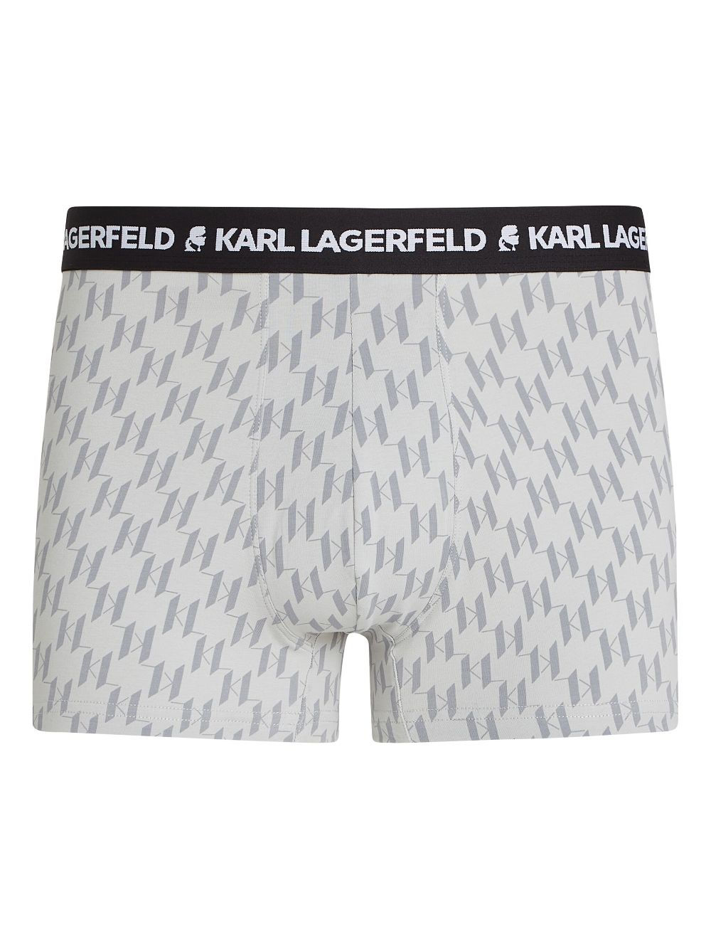 Karl Lagerfeld Drie boxershorts met monogram-print - Wit