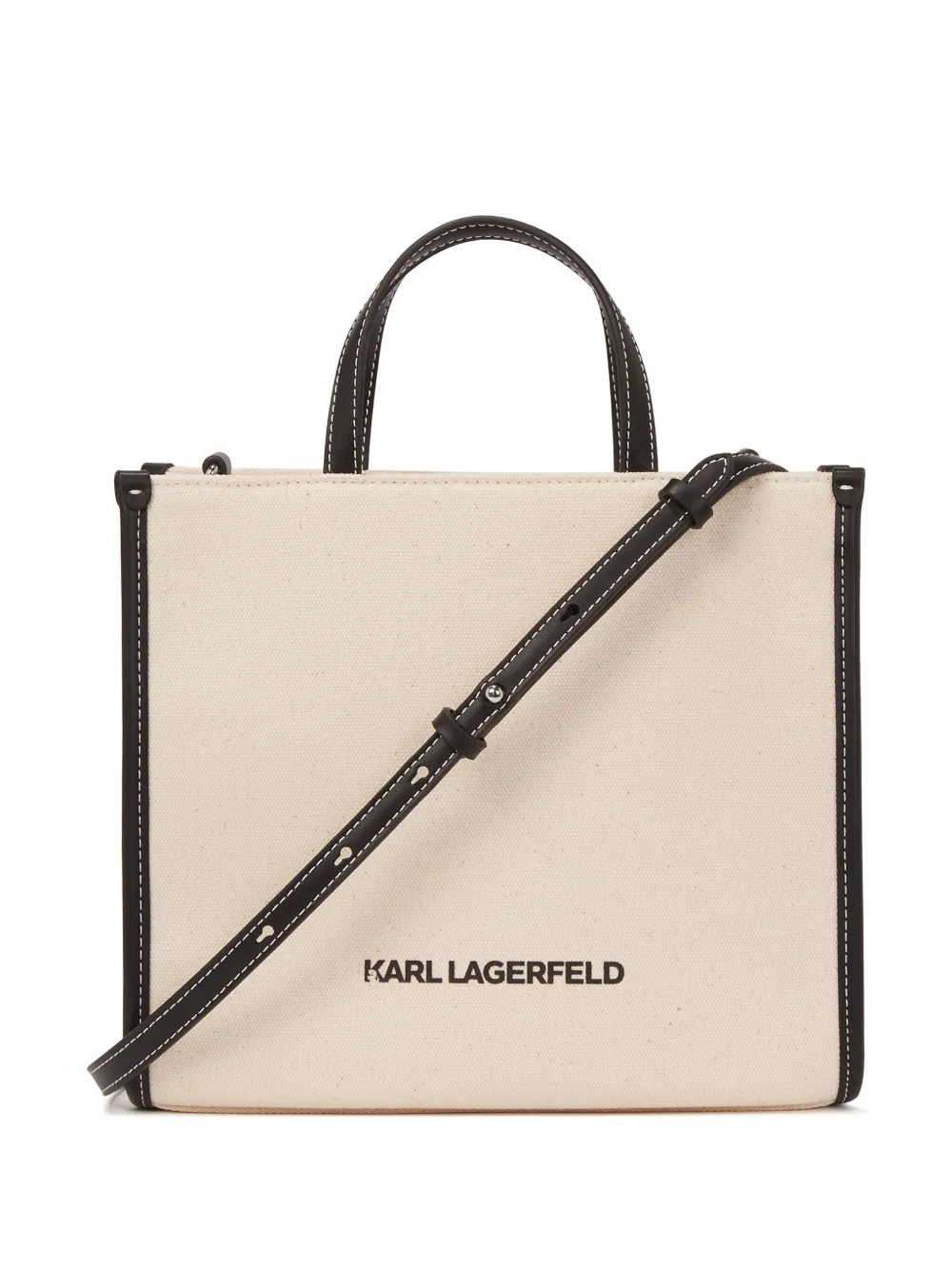 KARL LAGERFELD X JORGE PARRA CANVAS TOTE BAG