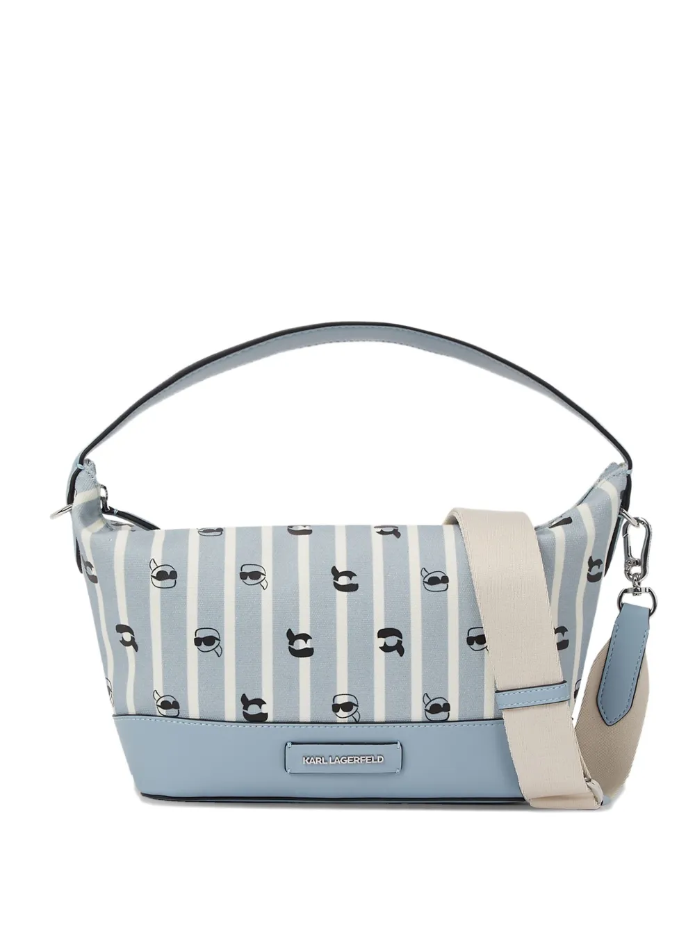 Karl Lagerfeld Ikon ショルダーバッグ - ブルー Karl Lagerfeld Ikon ショルダーバッグ - ブルー