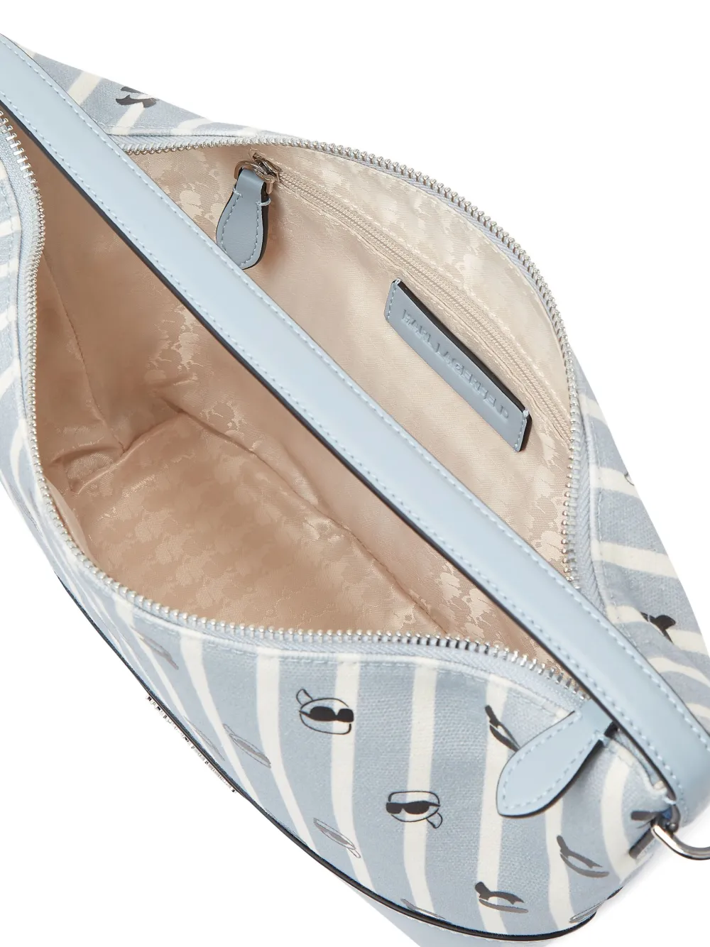 Karl Lagerfeld Ikon crossbodytas Blauw