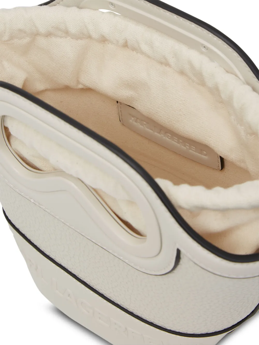 Karl Lagerfeld Kleine K Aviator tas Beige