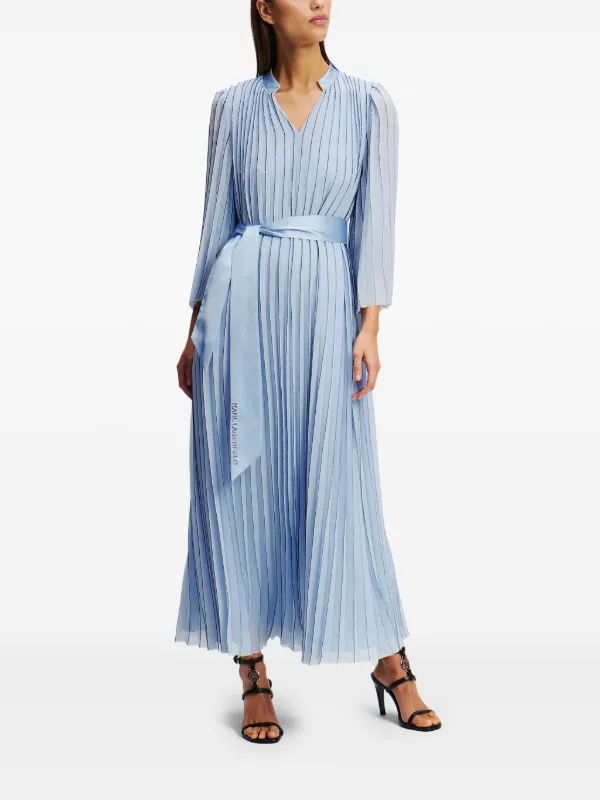 【Clastellar】PLEATED LONG DRESS Pleated long dress – ClaSTEllaR