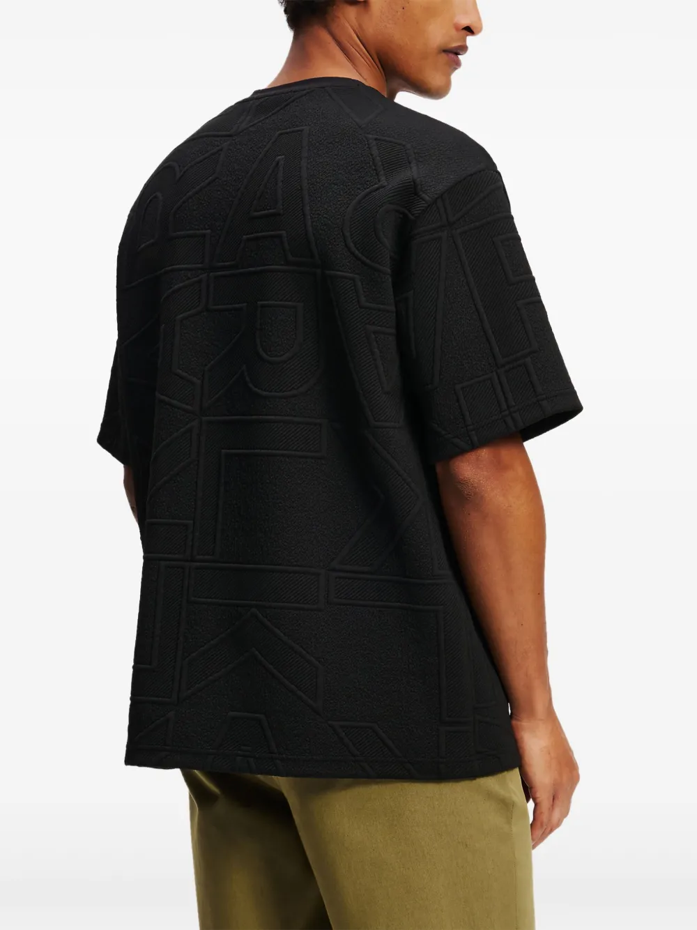 Karl Lagerfeld T-shirt met logo Zwart