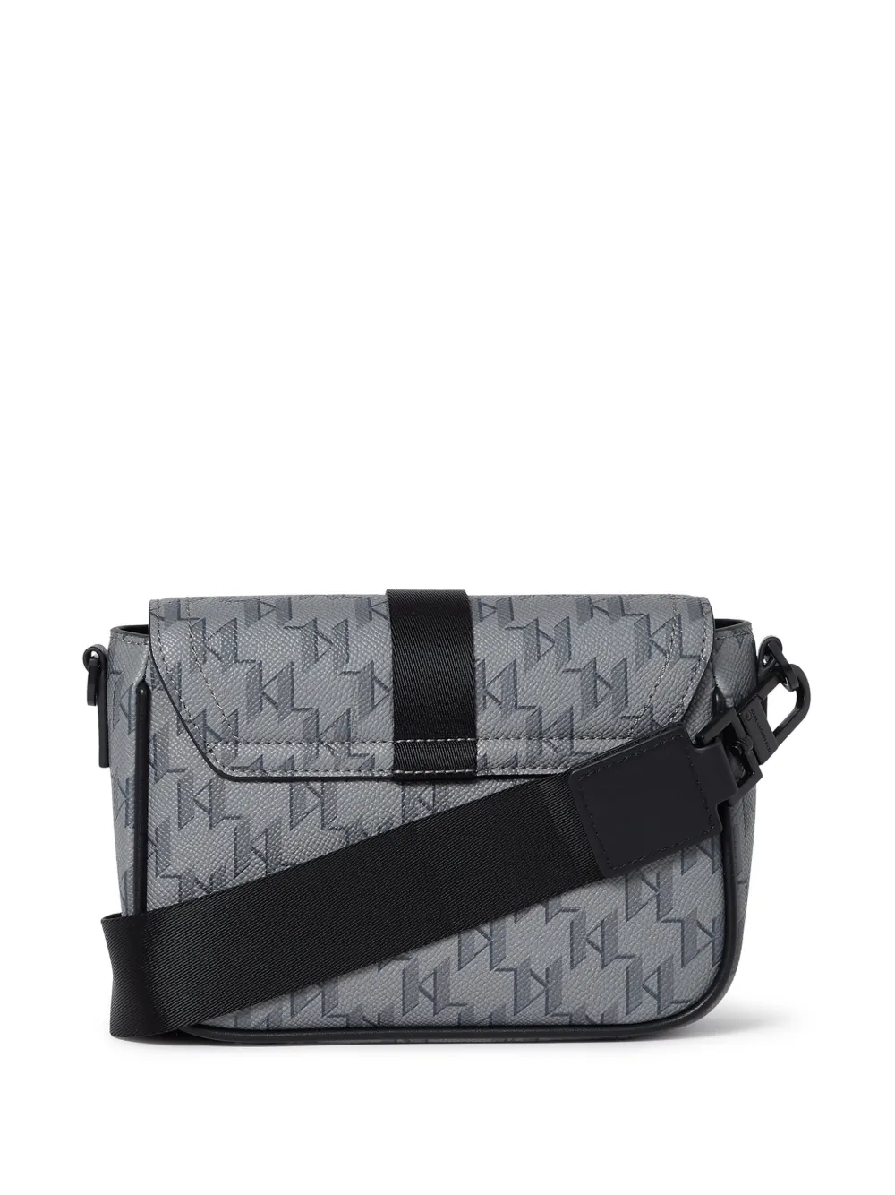 Karl Lagerfeld Tas met monogram en gesp Grijs