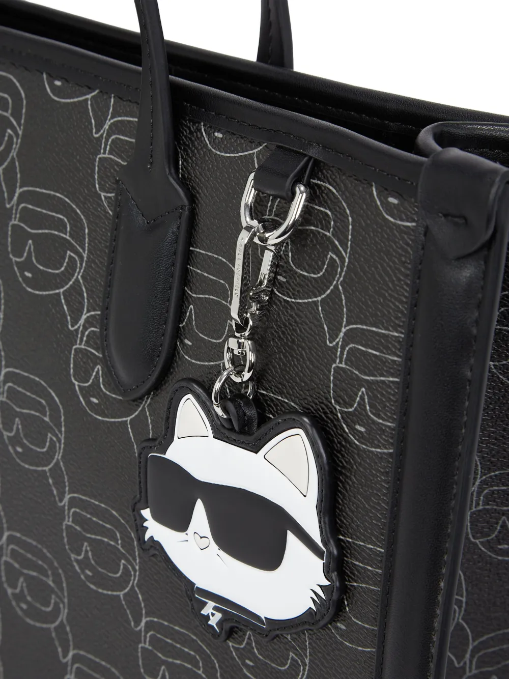 Karl Lagerfeld Ikon medium shopper Zwart