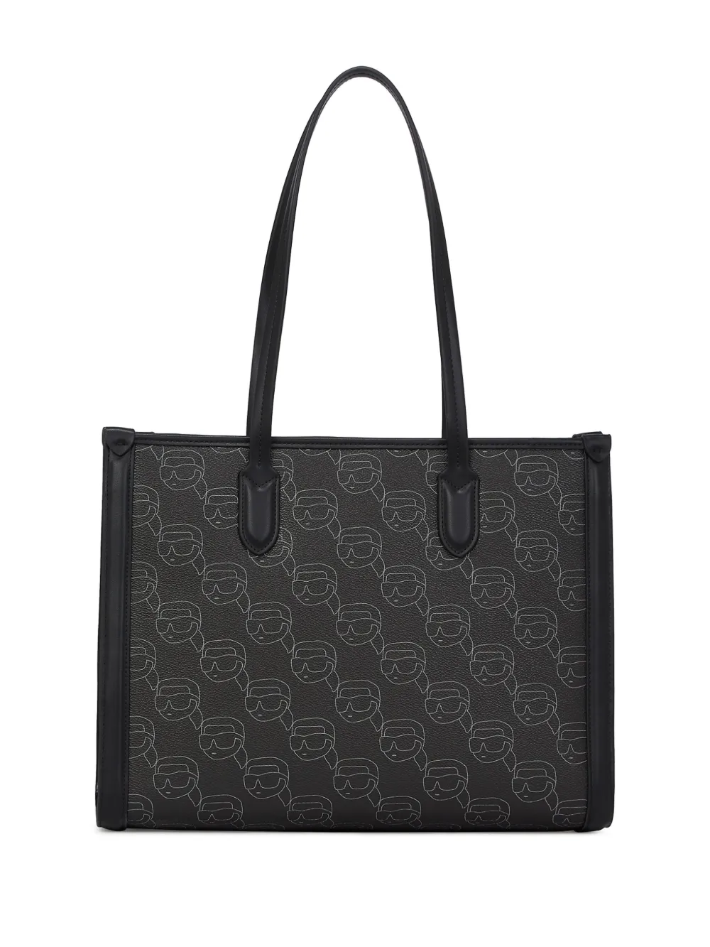 Karl Lagerfeld Ikon medium shopper Zwart