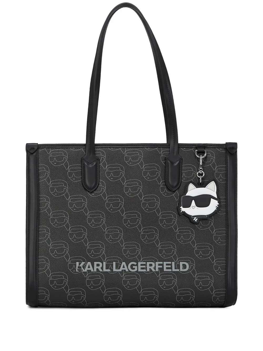 Karl Lagerfeld Ikon medium shopper Zwart