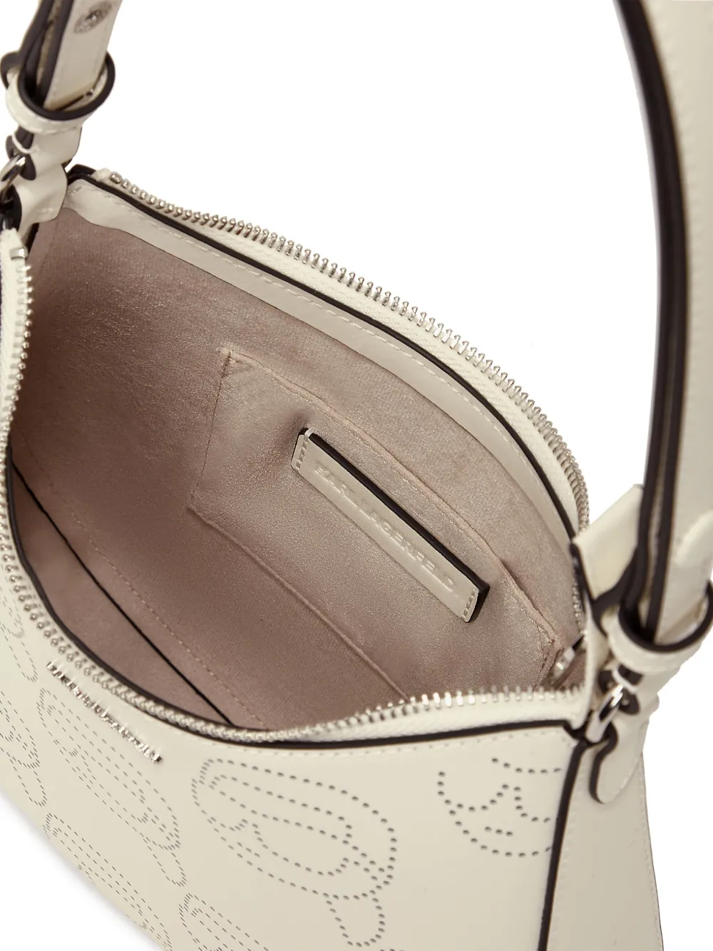 Karl Lagerfeld Ikon kleine schoudertas Beige