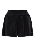 Karl Lagerfeld velour shorts - Black