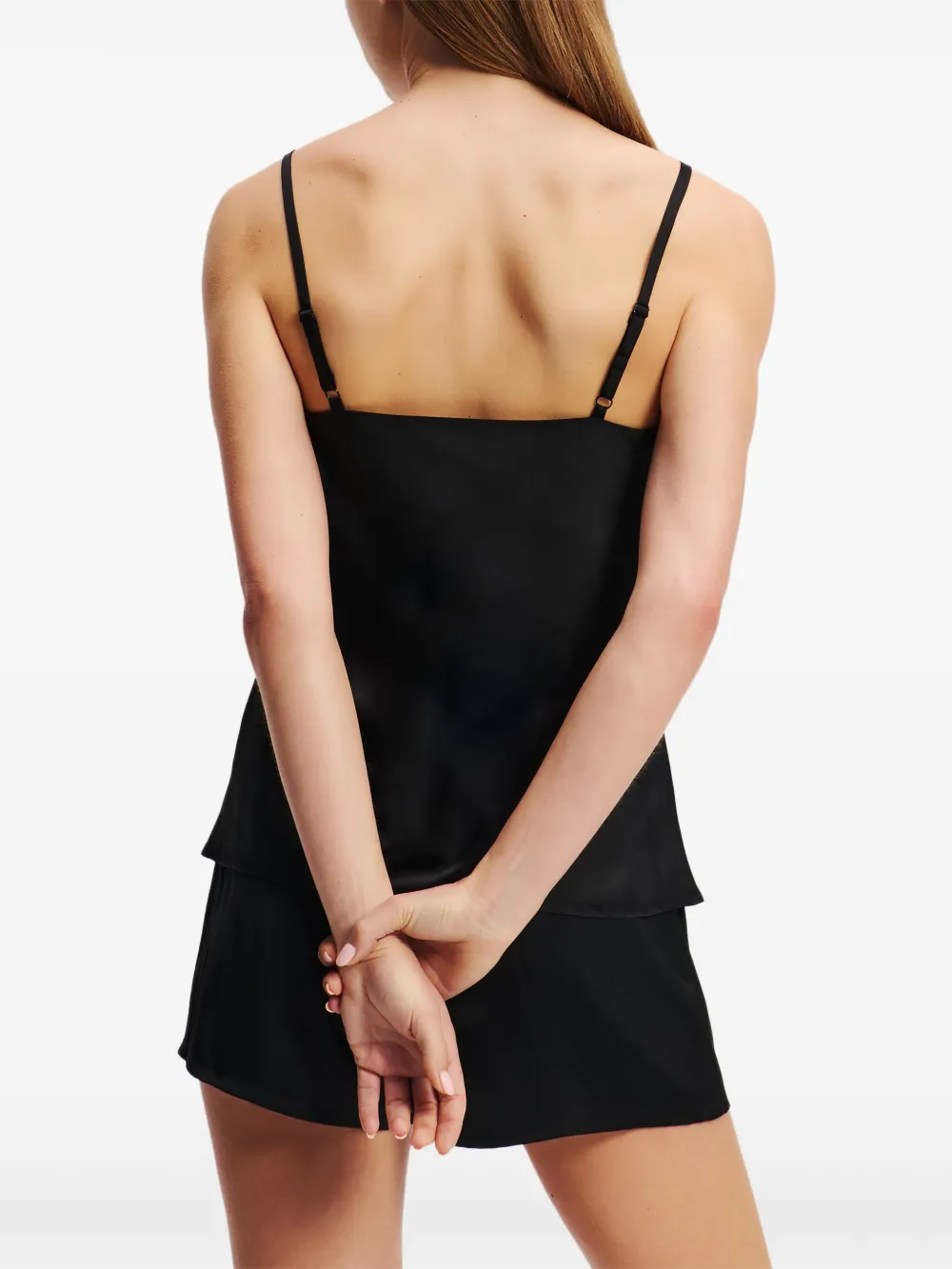 Karl Lagerfeld Pyjama met logoprint Zwart