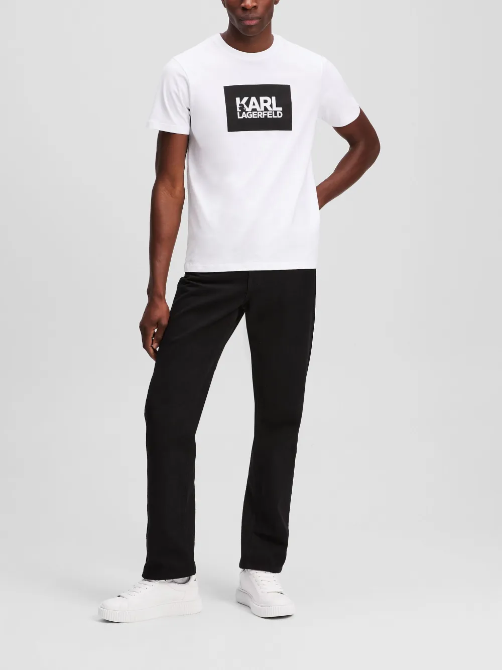 Karl Lagerfeld T-shirt met logo Wit