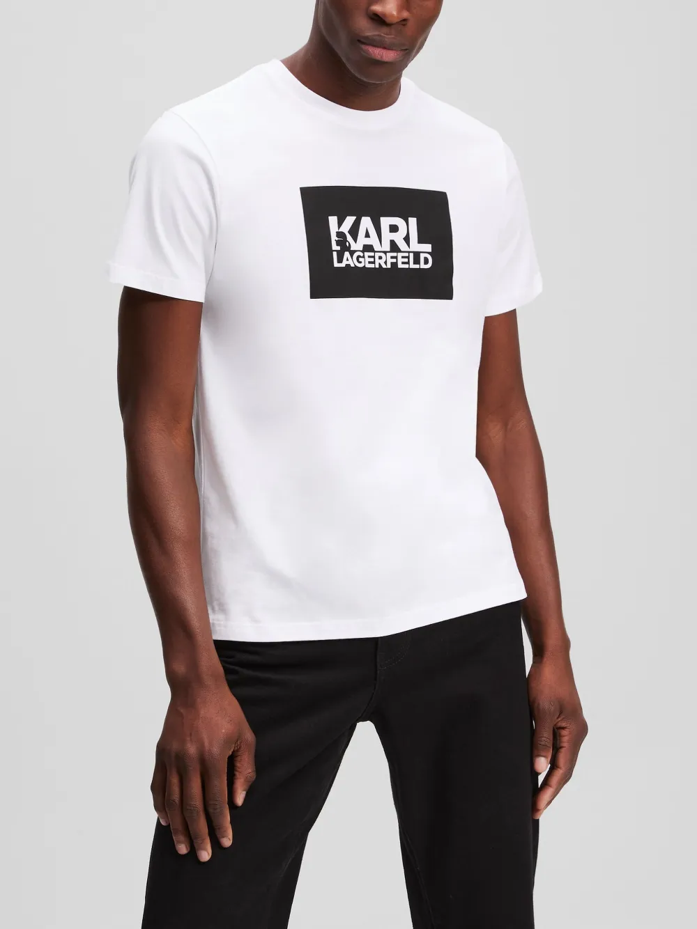 Karl Lagerfeld T-shirt met logo Wit