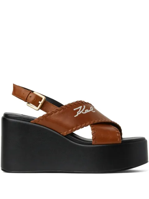 Karl Lagerfeld Wendy whipstich sandals