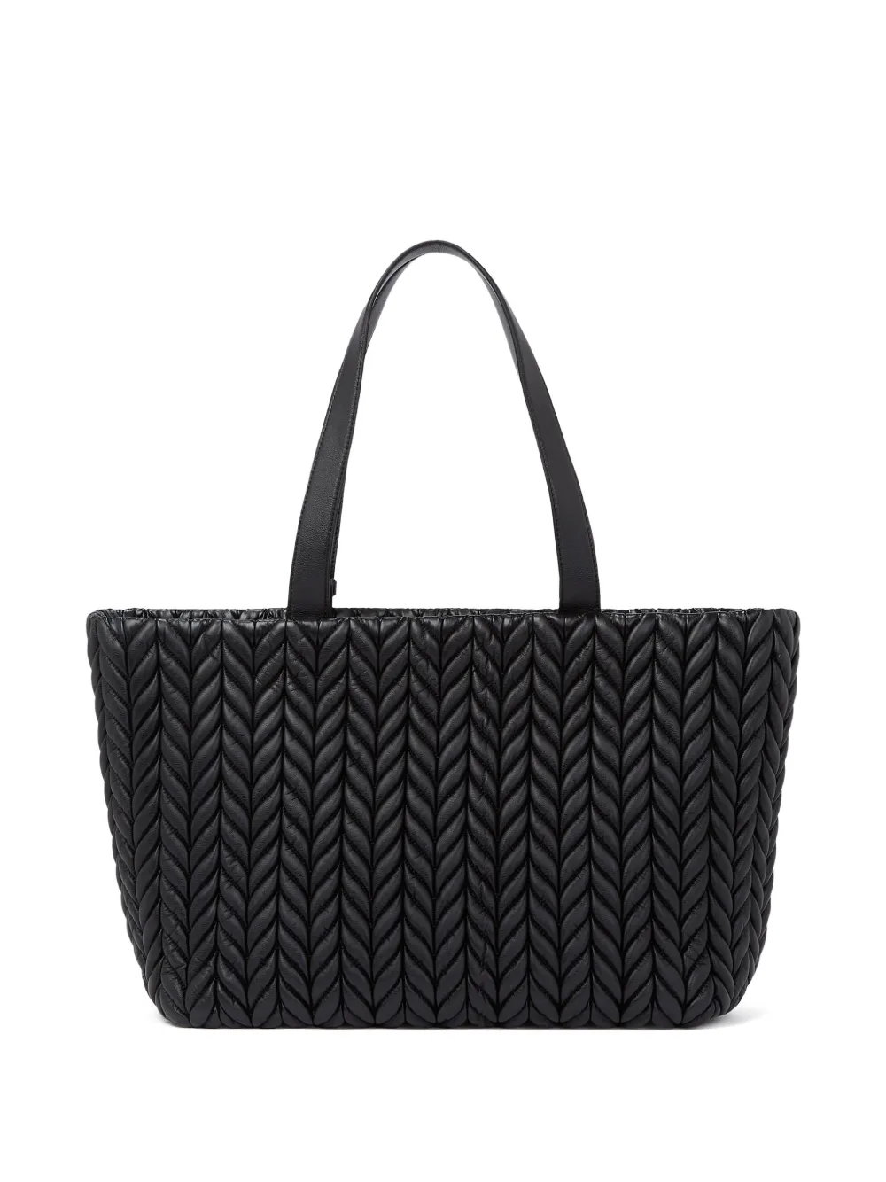Karl Lagerfeld Grote K Weave shopper Zwart