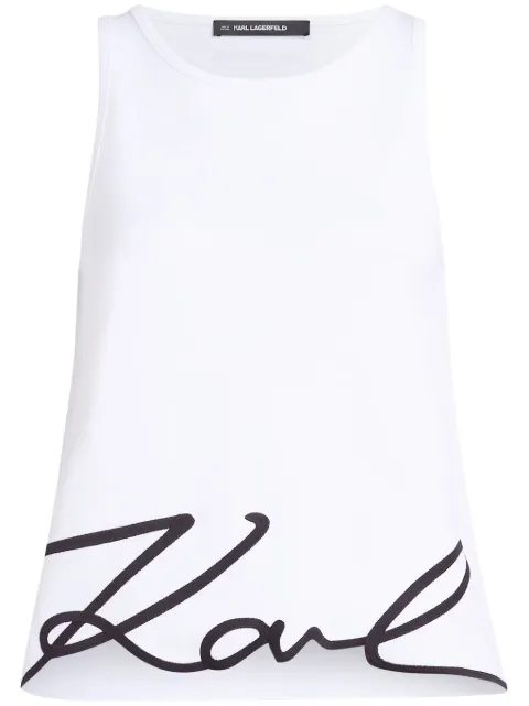 Karl Lagerfeld Signature tank top