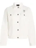 Karl Lagerfeld x Jorge Parra denim jacket - White