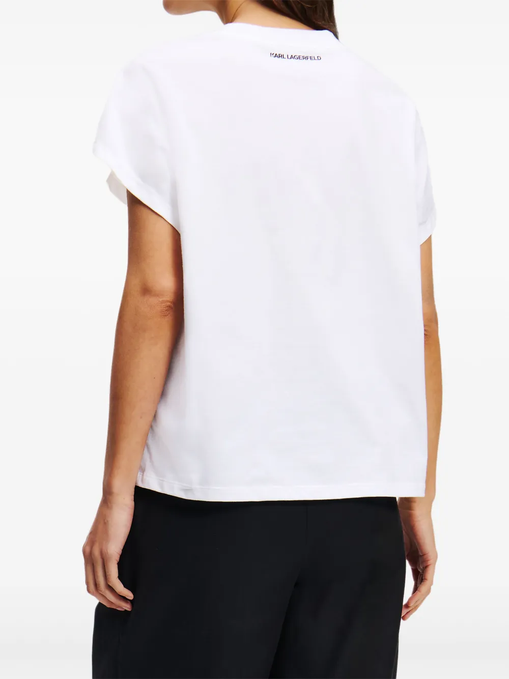 Karl Lagerfeld Ikon Choupette T-shirt Wit