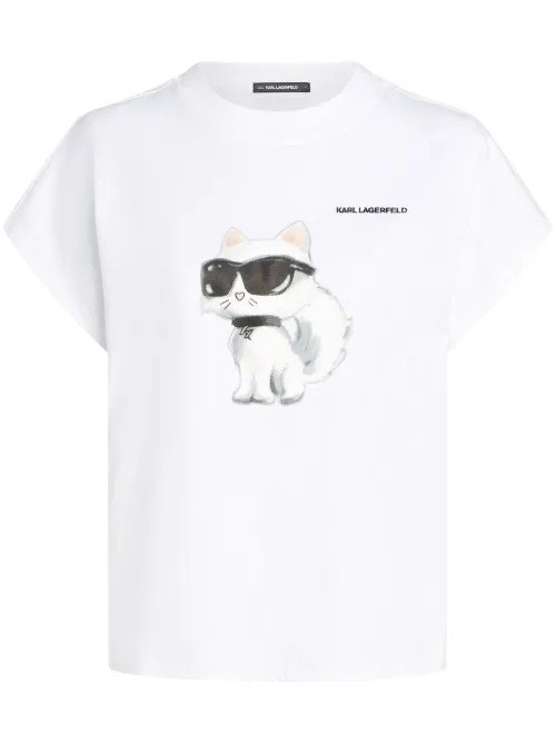 T-shirt Ikon Choupette - Karl Lagerfeld - Modalova