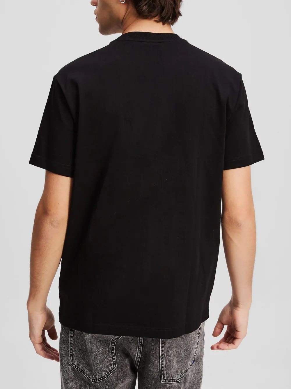 Karl Lagerfeld Jeans T-shirt met logo Zwart