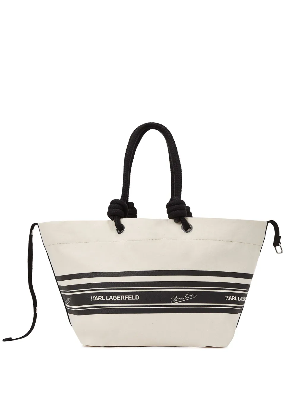 Karl Lagerfeld Shopper met logo Wit