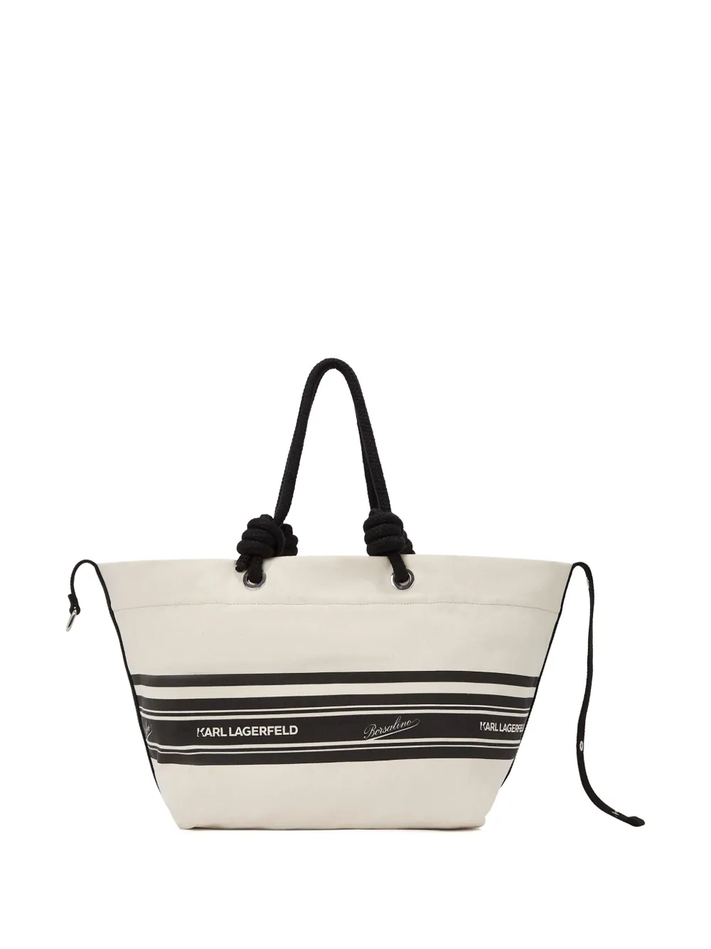 Karl Lagerfeld Shopper met logo - Wit