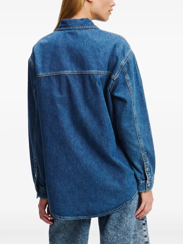 karl lagerfeld ジーンズ　ジャケット Karl Lagerfeld Jeans デニムジャケット | ブルー | FARFETCH JP