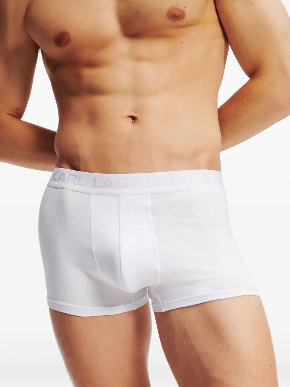 Karl Lagerfeld Zeven Karl boxershorts met logo 998 BLACK WHITE