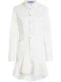 Karl Lagerfeld Jeans ruffled denim dress - White