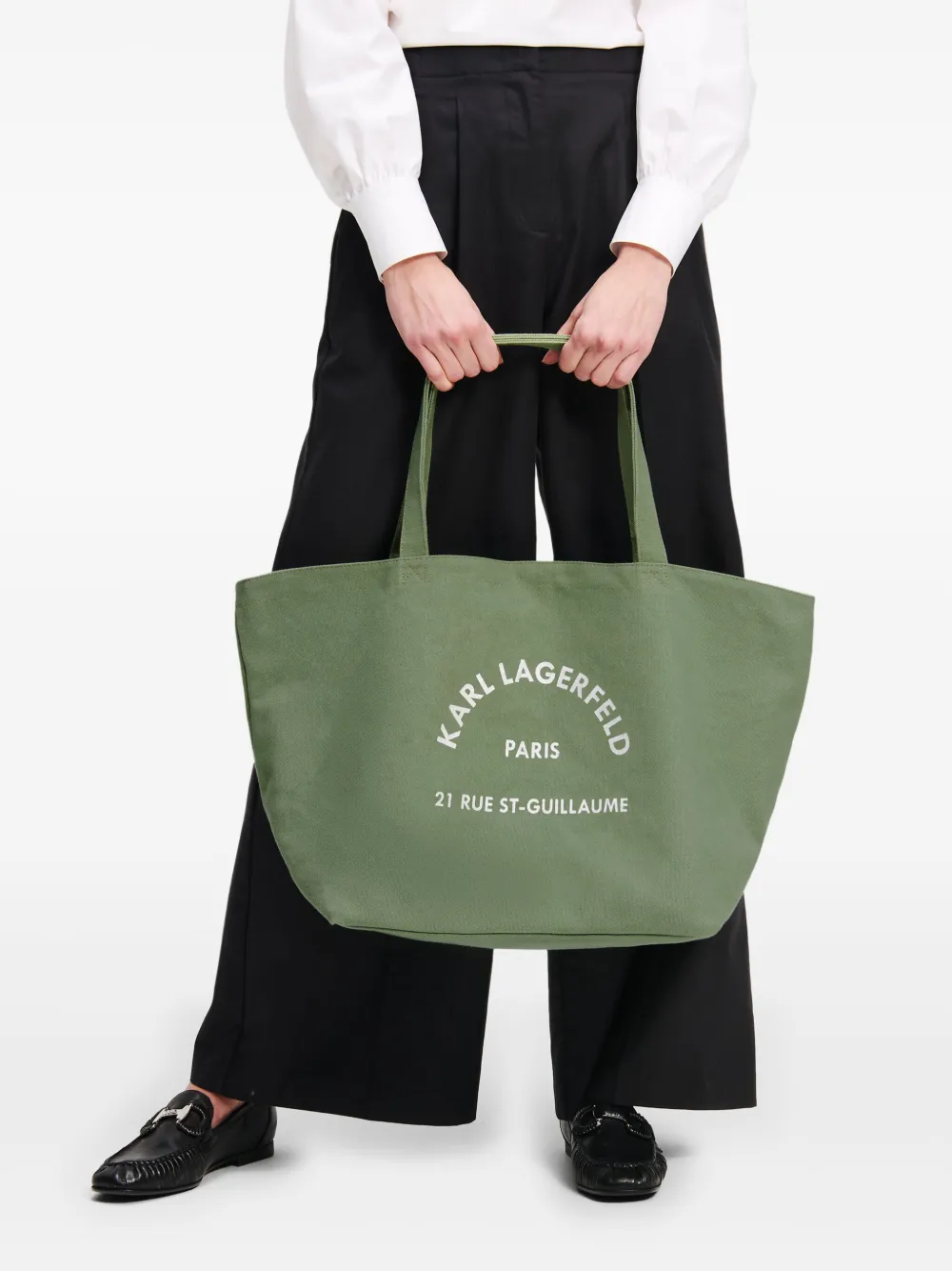 Karl Lagerfeld Rue St-Guillaume shopper - Groen