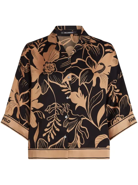 Karl Lagerfeld printed shirt