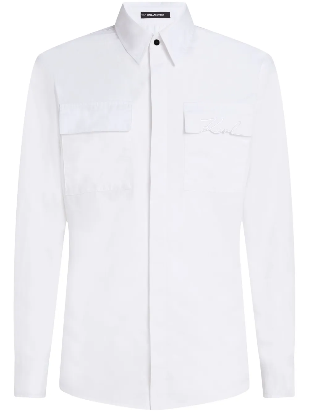 Karl Lagerfeld camisa Signature | blanco | Image 1