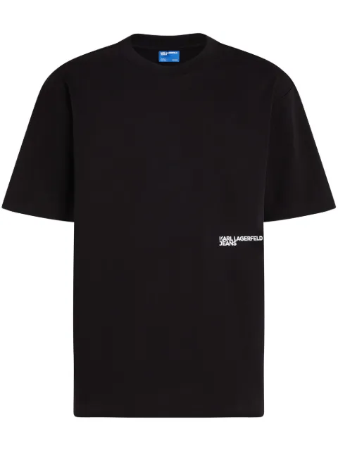 Karl Lagerfeld Jeans Shibori monogram relaxed T-shirt
