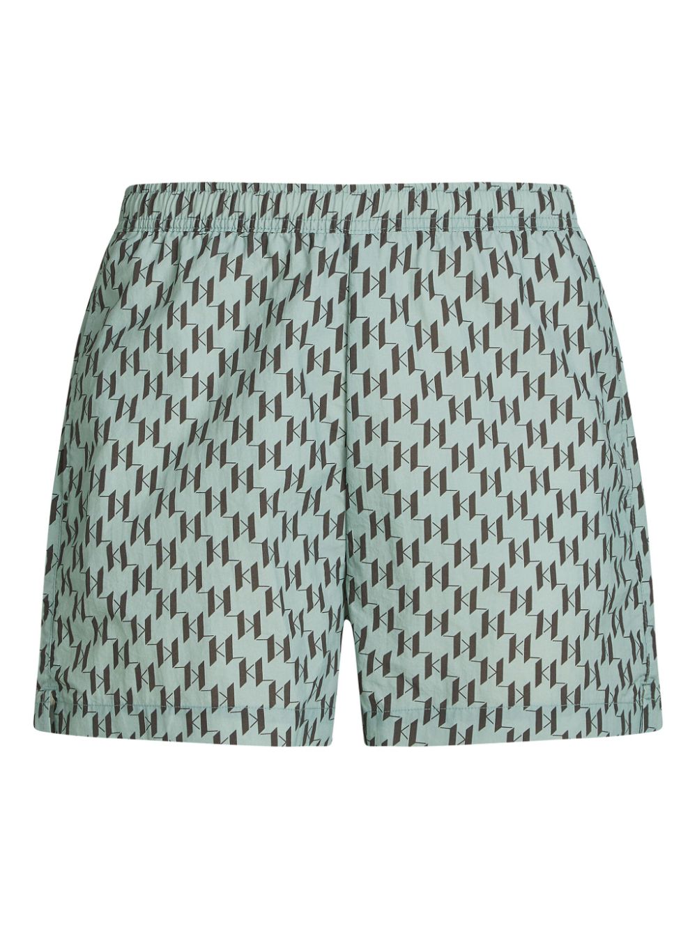 monogram-print swim shorts